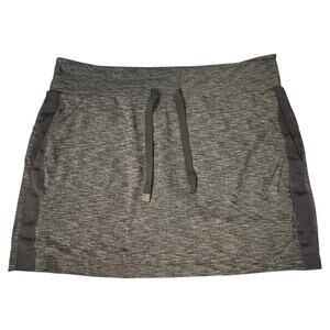 Athleta Skort Women’s XLT Dark Gray Metro Downtown Skirt Shorts‎ Pockets Tennis